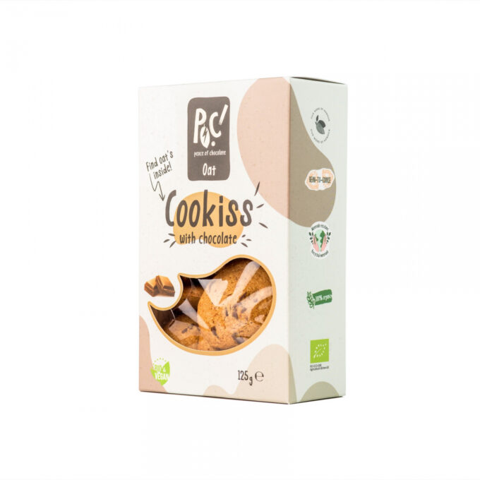Biscuiti ovaz cu ciocolata ECO 125g