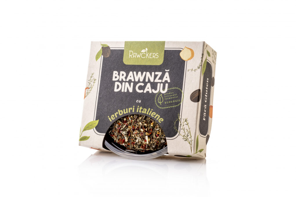 Branza de caju ECO maturata cu ierburi italiene 150g