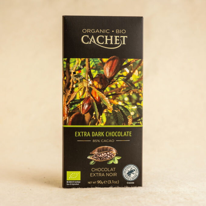 Cachet ciocolata neagra 85% cacao 90g ECO