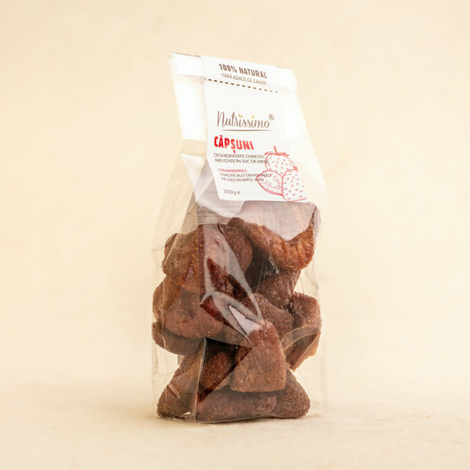 Capsuni infuzate in suc de mere 200G