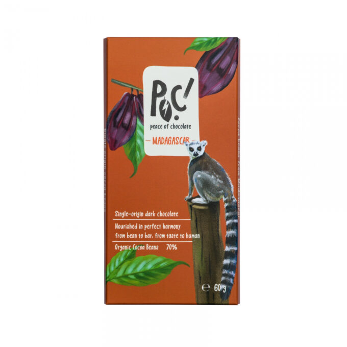 Ciocolata neagra 70% Madagascar ECO 60g