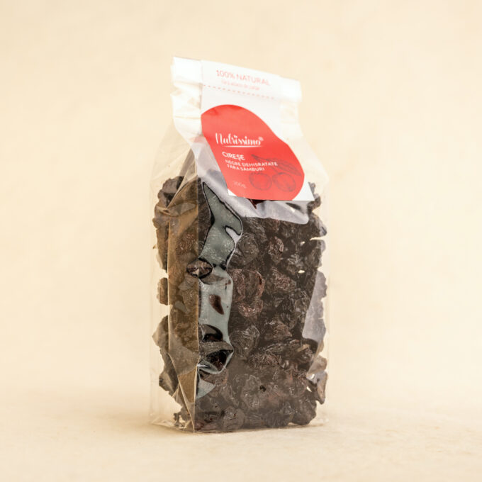 Cirese Negre deshidratate fara samburi 200g