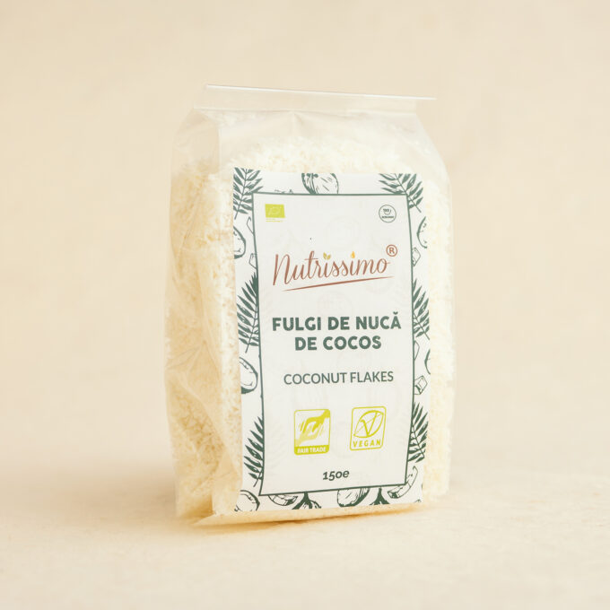 Cocos fulgi deshidratati medium (integrali) 150g ECO