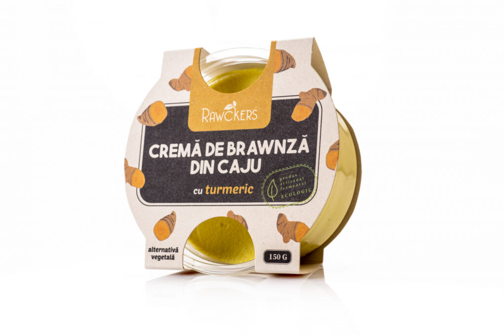 Crema brawnza de caju ECO, cu turmeric 150g
