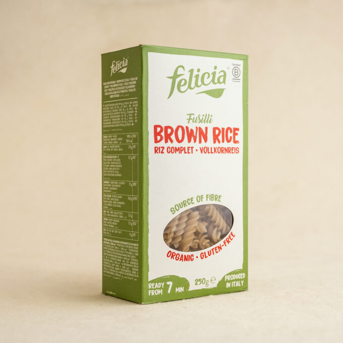 Fusilli de orez brun 250G ECO