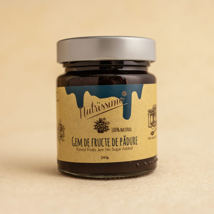 Gem de fructe de padure fara zahar 240g