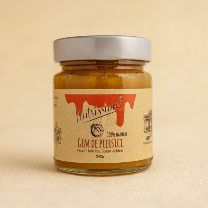 Gem de piersici fara zahar 240g