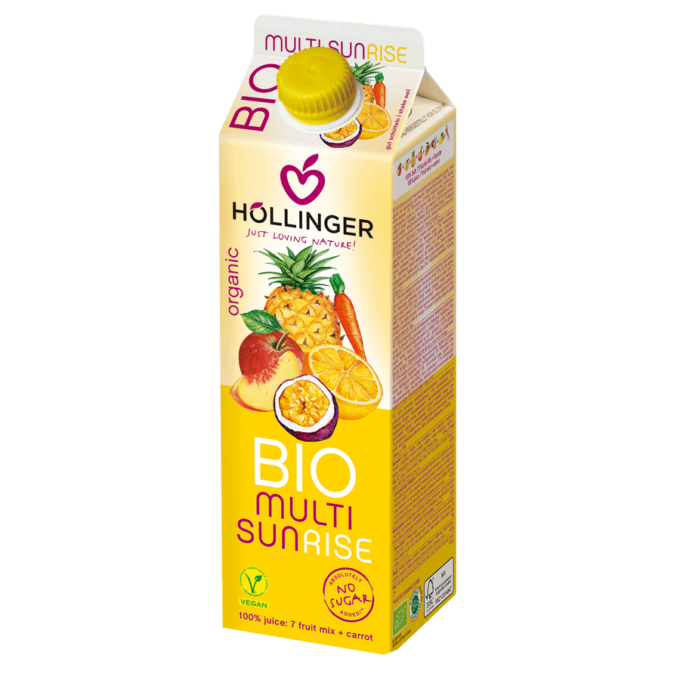Hollinger Suc de fructe tropicale Fara Zahar 1L ECO