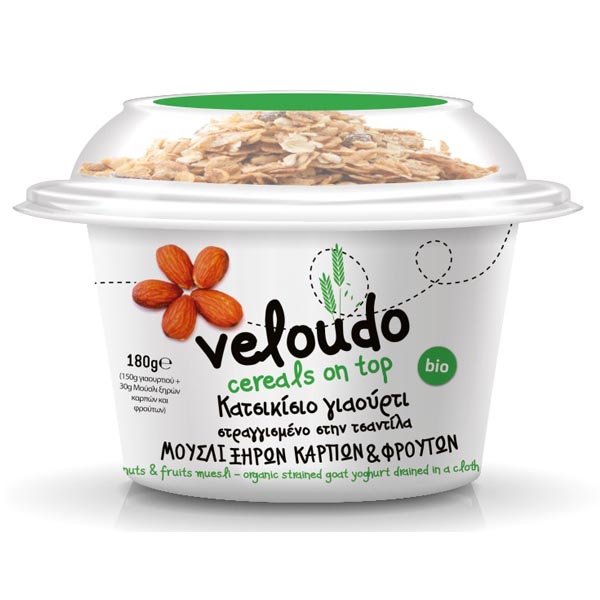 Iaurt capra cu muesli 180g ECO 1 Iaurt capra cu muesli 180g ECO