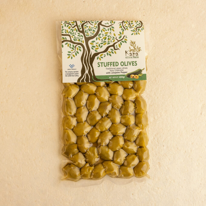 Masline verzi jalapeno - 400g 1 Masline verzi jalapeno - 400g