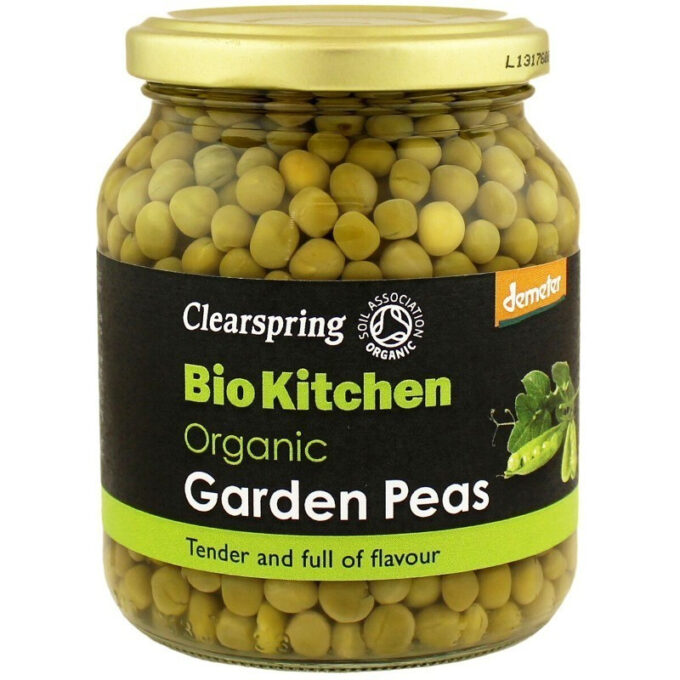 Mazare Verde in suc propriu Eco 350g Clearspring