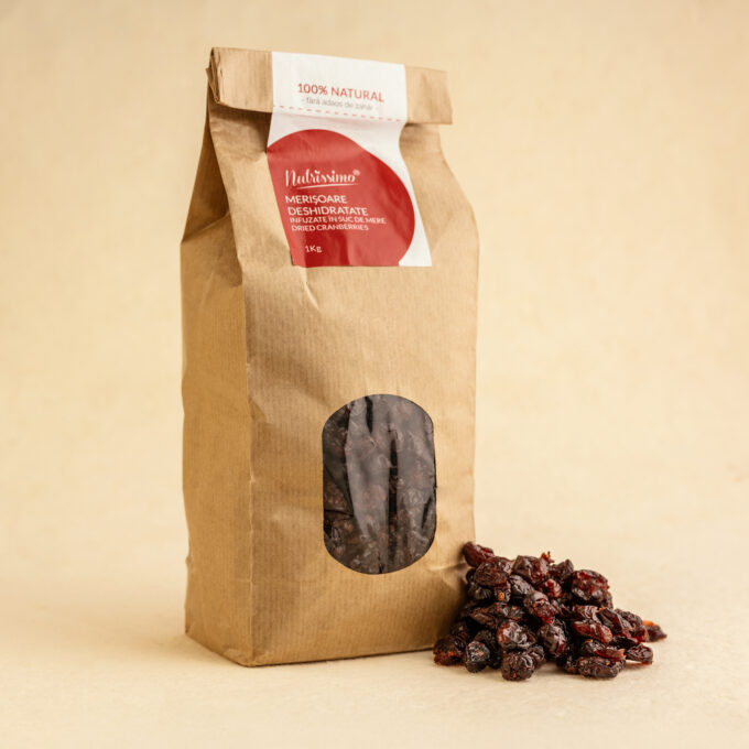 Merisoare infuzate in suc de mere 1 kg 1 Merisoare infuzate in suc de mere 1 kg