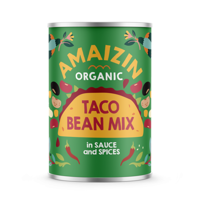 Mix de fasole pentru taco 400g ECO 1 Mix de fasole pentru taco 400g ECO