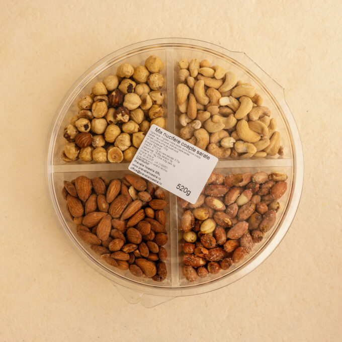 Mix nucifere coapte sarate 520g 1 Mix nucifere coapte sarate 520g