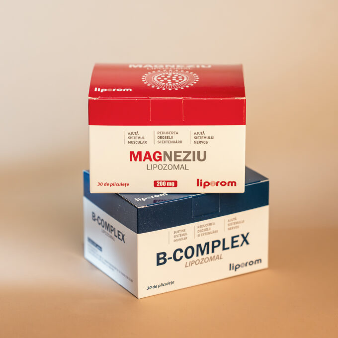 Pachet Magneziu Lipozomal + B Complex Lipozomal, Liporom
