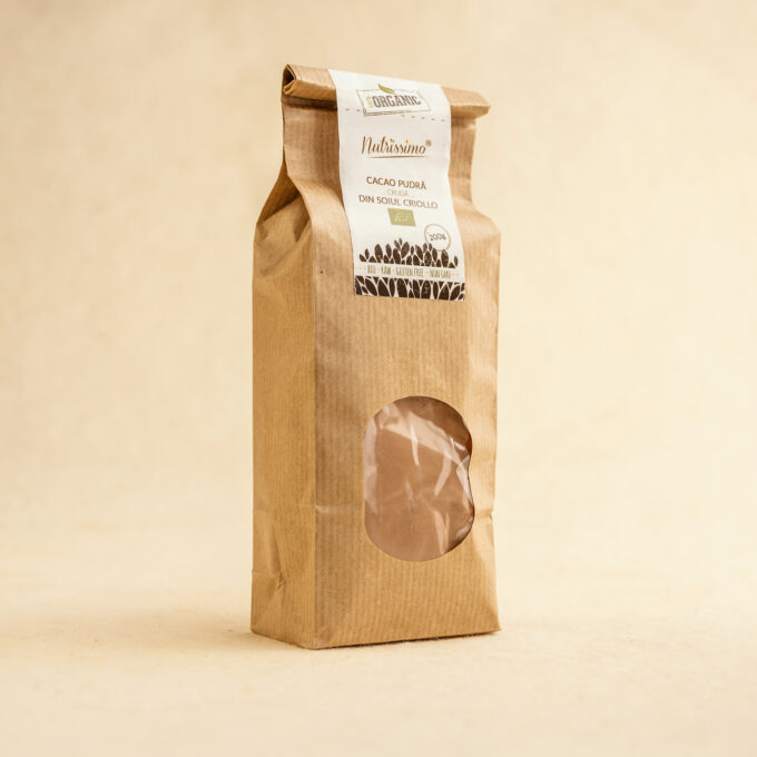 Pudra de cacao cruda Criollo ECO 200 g