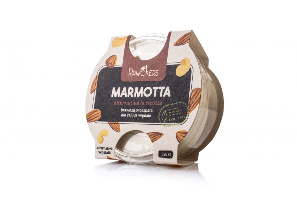 Ricotta Marmotta - brawnza de caju si migdale ECO proaspata 150g