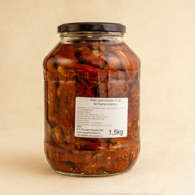 Rosii deshidratate in ulei 1.5 kg