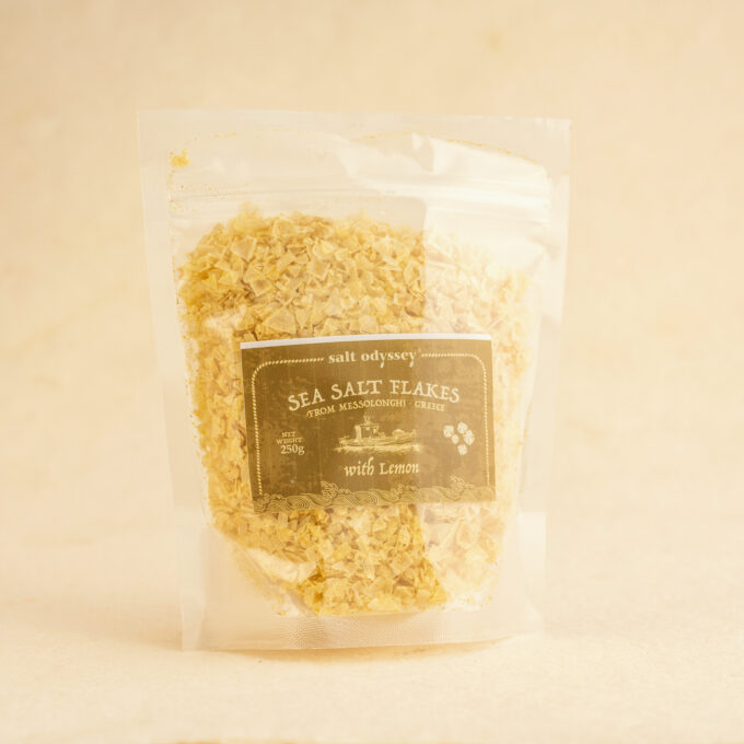 Sare Fulgi Piramidala cu lamaie 250g