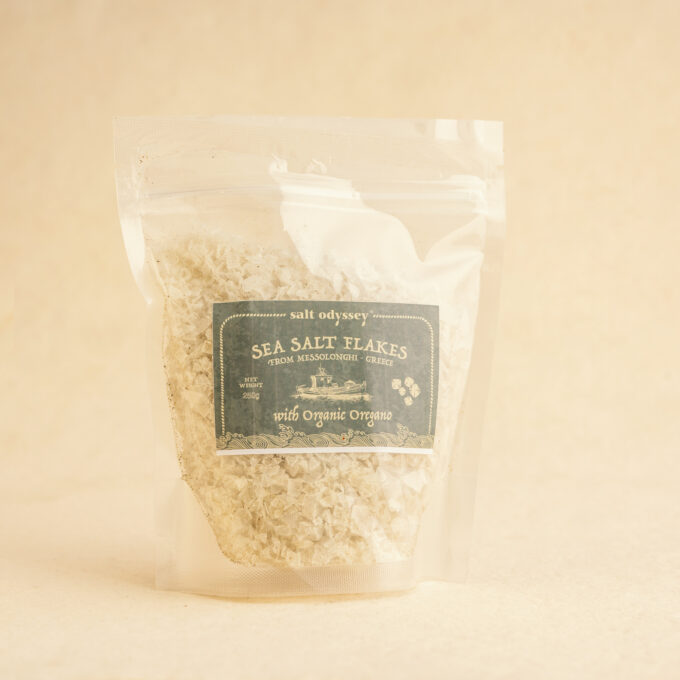 Sare Fulgi Piramidala cu oregano 250g