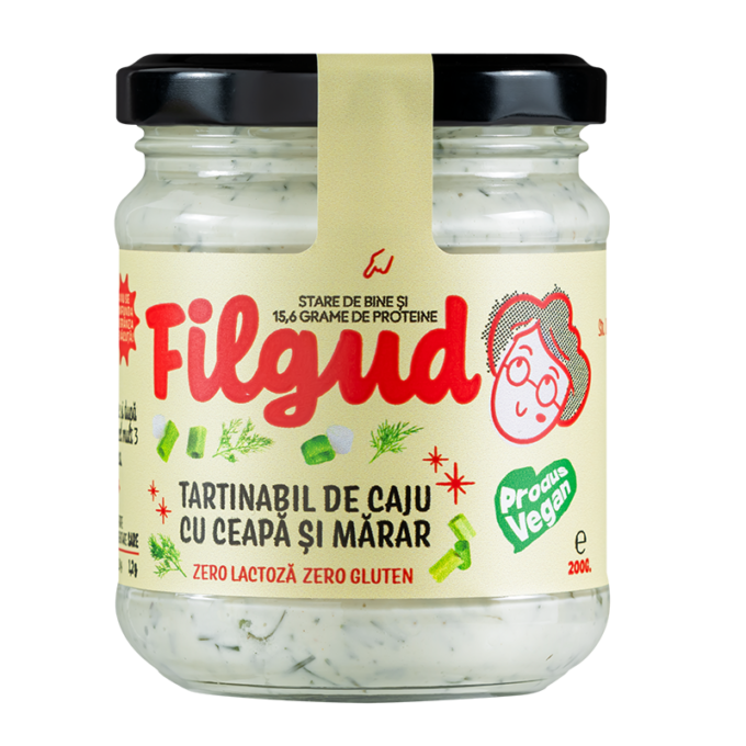 Tartinabil de caju cu ceapa si marar 200g