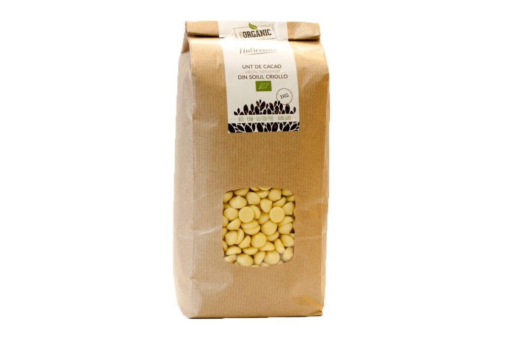 Unt de cacao Criollo, virgin, nerafinat ECO 1kg